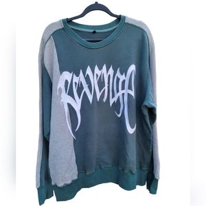 **RARE** Revenge patchwork crewneck